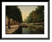 Historic Framed Print, Princess Canal Hague Holland,  17-7/8" x 21-7/8"