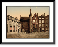 Historic Framed Print, Prisoners gate Hague Holland,  17-7/8" x 21-7/8"