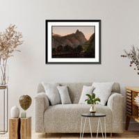 Historic Framed Print, Romsdalshorn Romsdalen Norway,  17-7/8" x 21-7/8"