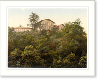 Historic Framed Print, Rosstrappe Restaurant Thale Bodethal Hartz Germany,  17-7/8" x 21-7/8"