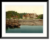 Historic Framed Print, Royal Marine Hotel Hunters Quay Scotland,  17-7/8" x 21-7/8"