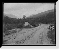 Historic Framed Print, [On the road to Profile House, Franconia Notch, White Mts., N.H.],  17-7/8" x 21-7/8"