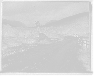 Historic Framed Print, [On the road to Profile House, Franconia Notch, White Mts., N.H.],  17-7/8" x 21-7/8"