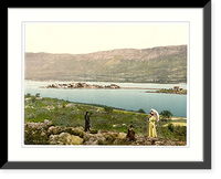Historic Framed Print, Salona "Little Venice" Dalmatia Austro-Hungary,  17-7/8" x 21-7/8"