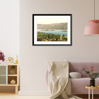 Historic Framed Print, Salona "Little Venice" Dalmatia Austro-Hungary,  17-7/8" x 21-7/8"