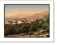 Historic Framed Print, The Sands Bordighera Riviera,  17-7/8" x 21-7/8"