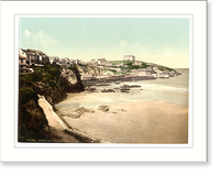 Historic Framed Print, The Sands Newquay Cornwall England,  17-7/8" x 21-7/8"