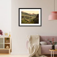 Historic Framed Print, Santa Christiana (i.e. Santa Christiana Val Gardena) Tyrol Austro-Hungary,  17-7/8" x 21-7/8"