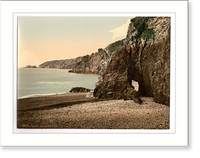 Historic Framed Print, Sark Dixcart Bay Channel Islands England,  17-7/8" x 21-7/8"