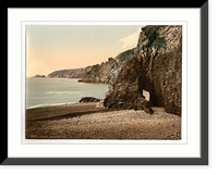 Historic Framed Print, Sark Dixcart Bay Channel Islands England,  17-7/8" x 21-7/8"