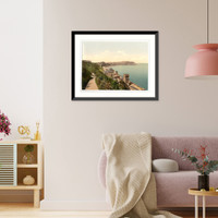 Historic Framed Print, Scarborough South Bay Yorkshire England,  17-7/8" x 21-7/8"