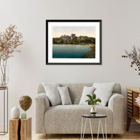 Historic Framed Print, Scilly Isles Tresco Abbey Cornwall England,  17-7/8" x 21-7/8"