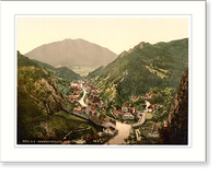 Historic Framed Print, Semmering Railway Schottwien Styria Austro-Hungary,  17-7/8" x 21-7/8"