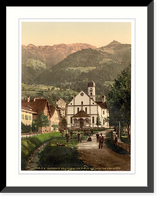 Historic Framed Print, The sepulchre of Nicholas von der Flueh Sachseln Unterwald Switzerland,  17-7/8" x 21-7/8"