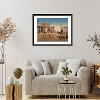 Historic Framed Print, Seraskierat (i.e. Seraskerat) (War Ministry) Constantinople Turkey,  17-7/8" x 21-7/8"