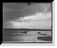 Historic Framed Print, [Sunrise on Lake Worth, West Palm Beach, Fla.] - 2,  17-7/8" x 21-7/8"