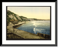 Historic Framed Print, The Spanish coast Biarritz Pyrenees France,  17-7/8" x 21-7/8"