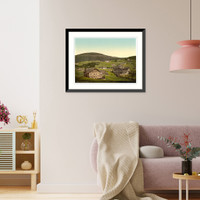 Historic Framed Print, Spindelmuhl Riesengebirge Germany (i.e.Spindleruv Ml&yacute;n Czech Republic),  17-7/8" x 21-7/8"