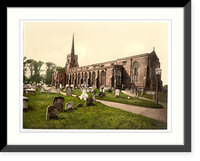 Historic Framed Print, St. Margarets Church Lowestoft England,  17-7/8" x 21-7/8"