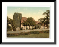 Historic Framed Print, St. Martins Church Canterbury England,  17-7/8" x 21-7/8"