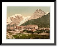 Historic Framed Print, Stilferjoch (i.e. Stilfer Joch) Franzenshohe Tyrol Austro-Hungary,  17-7/8" x 21-7/8"