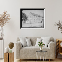 Historic Framed Print, [Old museum, Bay Street, St. Augustine, Fla.],  17-7/8" x 21-7/8"