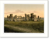 Historic Framed Print, Stonehenge Salisbury England,  17-7/8" x 21-7/8"