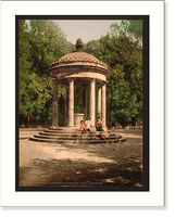 Historic Framed Print, Temple of Bosco Rome Italy,  17-7/8" x 21-7/8"