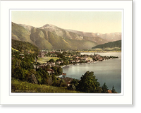 Historic Framed Print, Tengernsee general view Upper Bavaria Germany,  17-7/8" x 21-7/8"