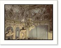 Historic Framed Print, The theatre interior Monte Carlo Riviera,  17-7/8" x 21-7/8"