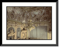 Historic Framed Print, The theatre interior Monte Carlo Riviera,  17-7/8" x 21-7/8"