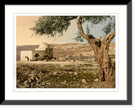 Historic Framed Print, Tomb of Rachel Jerusalem Holy Land,  17-7/8" x 21-7/8"