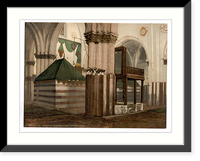 Historic Framed Print, Tombs of the patriarchs Hebron Holy Land (i.e. West Bank),  17-7/8" x 21-7/8"