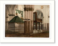 Historic Framed Print, Tombs of the patriarchs Hebron Holy Land (i.e. West Bank),  17-7/8" x 21-7/8"