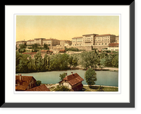 Historic Framed Print, Town hall Berne Switzerland,  17-7/8" x 21-7/8"