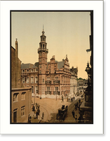 Historic Framed Print, The town hall Hague Holland,  17-7/8" x 21-7/8"