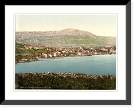 Historic Framed Print, Tra&ucirc; general view Dalmatia Austro-Hungary - 2,  17-7/8" x 21-7/8"