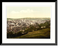 Historic Framed Print, Truro general view Cornwall England,  17-7/8" x 21-7/8"