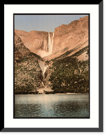 Historic Framed Print, T&yacute;ssestrengene Hardanger Fjord Norway,  17-7/8" x 21-7/8"