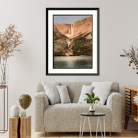 Historic Framed Print, T&yacute;ssestrengene Hardanger Fjord Norway,  17-7/8" x 21-7/8"