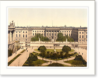 Historic Framed Print, The University Berlin Germany,  17-7/8" x 21-7/8"