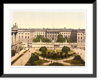 Historic Framed Print, The University Berlin Germany,  17-7/8" x 21-7/8"