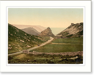 Historic Framed Print, The Valley of Rocks Lynton and Lynmouth England,  17-7/8" x 21-7/8"
