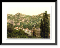 Historic Framed Print, The Valley Cheddar England,  17-7/8" x 21-7/8"