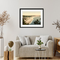 Historic Framed Print, View from Lea Mount Dawlish England,  17-7/8" x 21-7/8" Historic Framed Print, View from Lea Mount Dawlish England,  17-7/8" x 21-7/8"