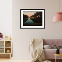 Historic Framed Print, View in the Kungsparken Malmo Sweden - 2,  17-7/8" x 21-7/8"