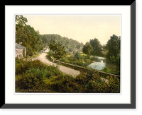 Historic Framed Print, View on the Ern (i.e. Earn) Comrie Scotland,  17-7/8" x 21-7/8"