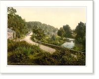 Historic Framed Print, View on the Ern (i.e. Earn) Comrie Scotland,  17-7/8" x 21-7/8"