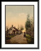 Historic Framed Print, Village near Dordrecht Dordrecht Holland,  17-7/8" x 21-7/8"