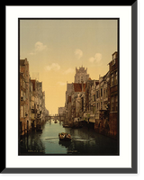 Historic Framed Print, Voorstraatshaven Dordrecht Holland,  17-7/8" x 21-7/8"